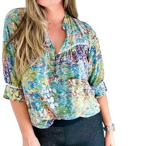 Anthropologie Dolan 100% Silk Blouse
